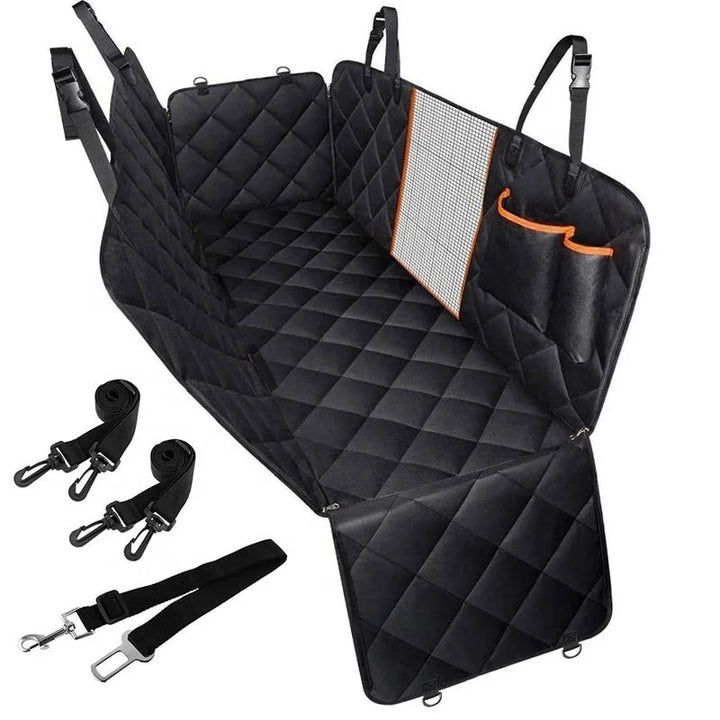 Dog Car Seat Cover Malta with Hard Bottom