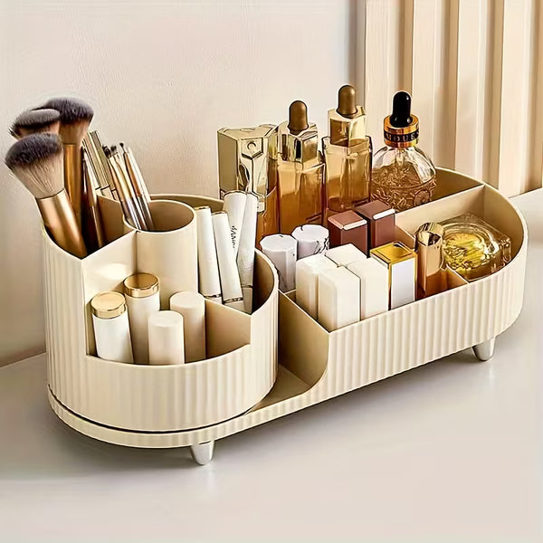 Makeup Organizer Carousel With 360 Degree Rotation